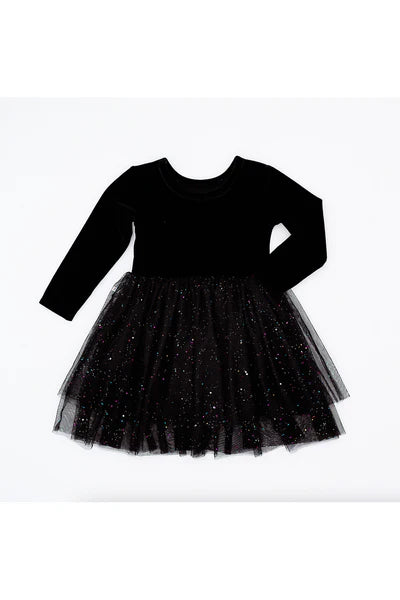 The Holiday Confetti Dress: Your Little Belle's Festive Showstopper