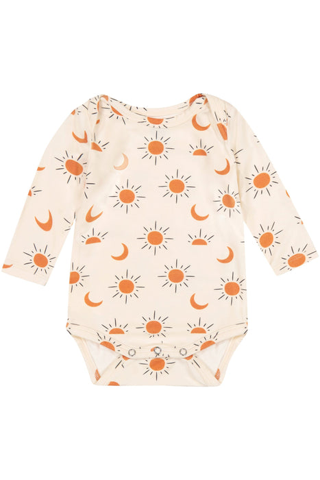 Long Sleeved Bodysuit - Sun + Moon Rise
