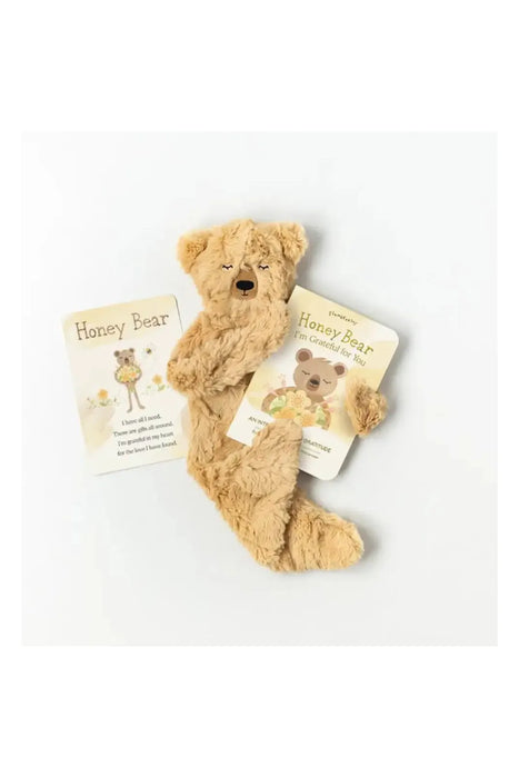 Honey Bear Snuggler + Intro Book - Gratitude