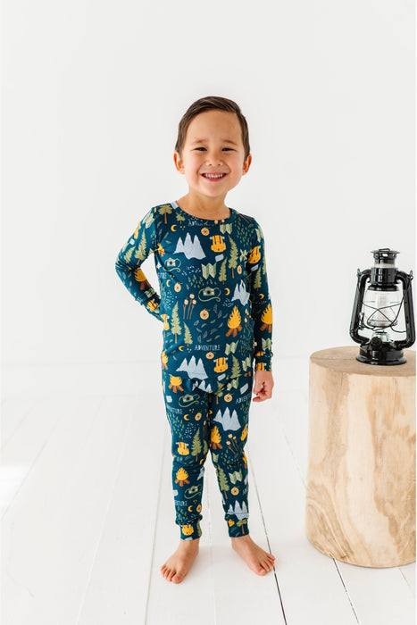 Bamboo Pajama Set - Camping Adventure