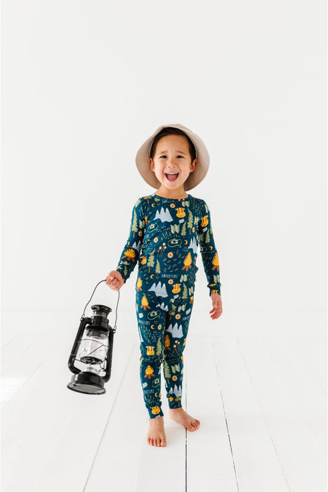 Bamboo Pajama Set - Camping Adventure