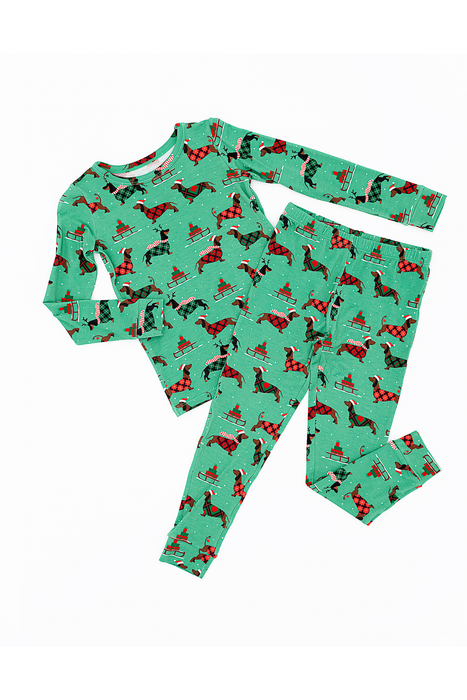 Pajama Set - Tartan Tails