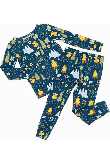 Bamboo Pajama Set - Camping Adventure