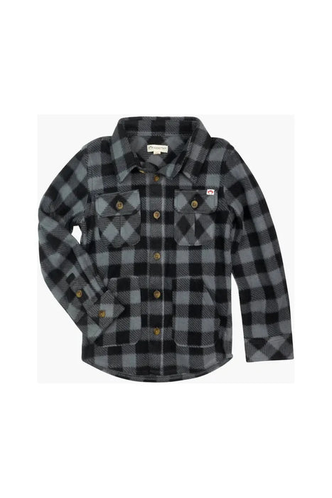 Snow Fleece Shirt - Grey Check