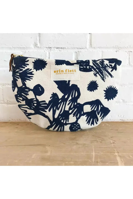 Navy Deep Woods Large Half Moon Bag