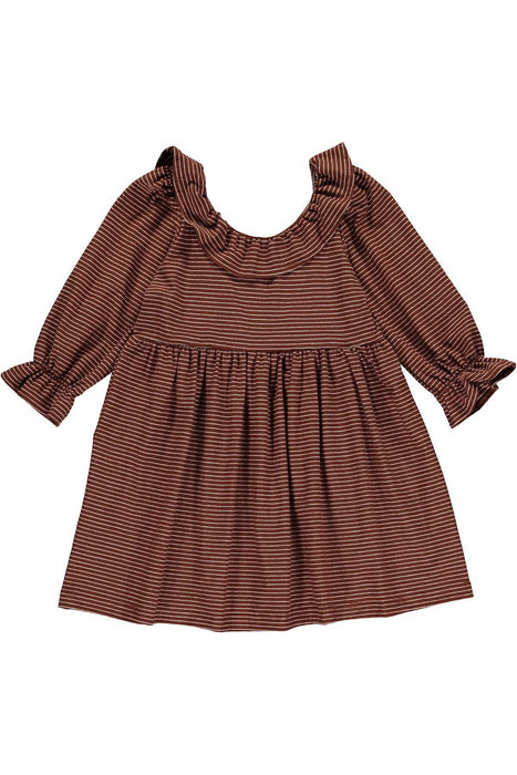 Finny Dress - Rust Stripe