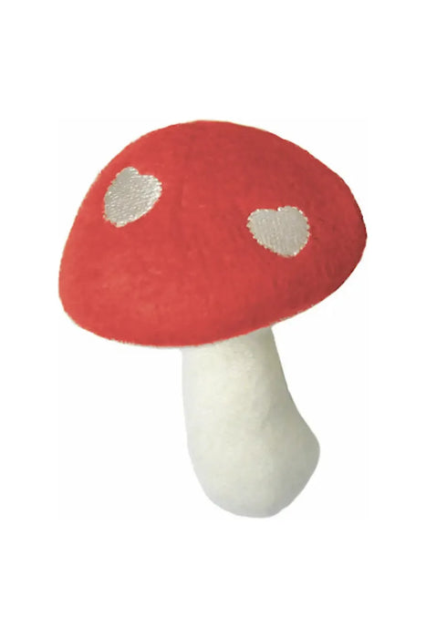 Mushroom Rattle - Red