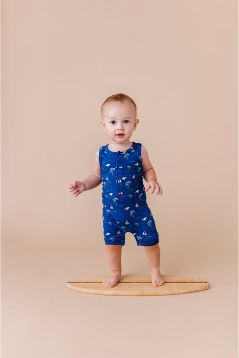 Sailor Sleeveless Romper