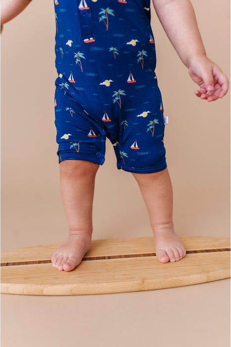 Sailor Sleeveless Romper