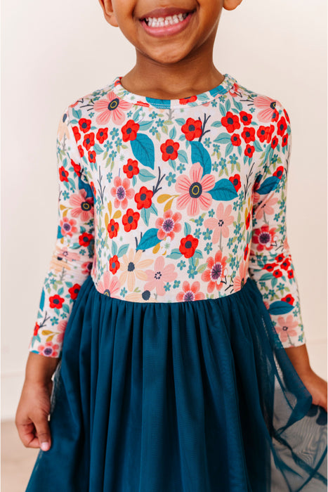PREORDER - Bamboo Tulle Dress - Holly