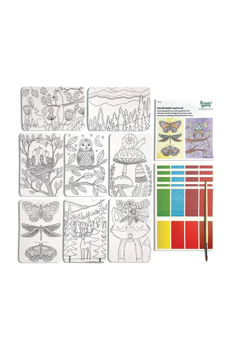Scenic Hues D.I.Y. Watercolor Kit Forest Adventure