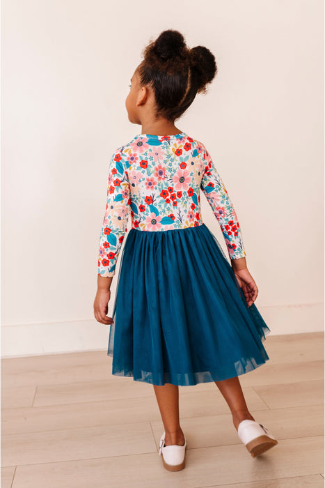 PREORDER - Bamboo Tulle Dress - Holly