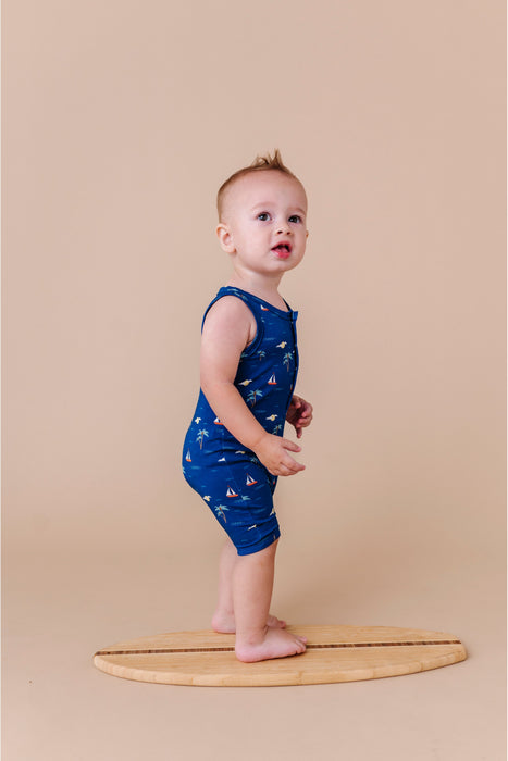 Sailor Sleeveless Romper