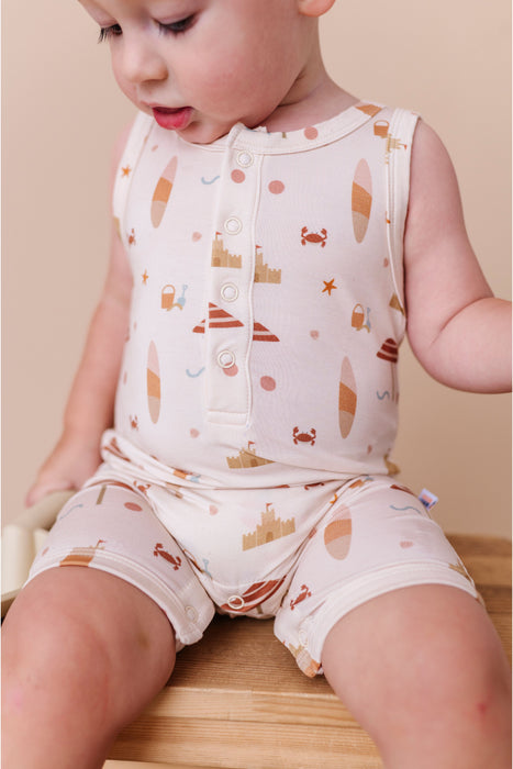 Beach Break Sleeveless Romper