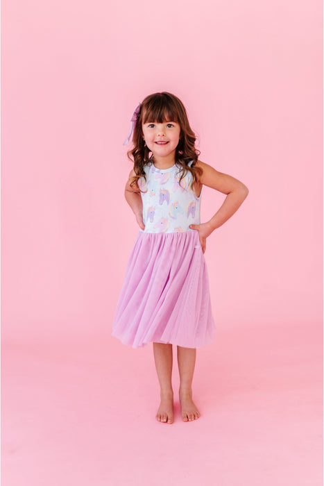 PREORDER - Bamboo Tulle Dress - Gemma Unicorn