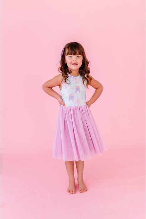 PREORDER - Bamboo Tulle Dress - Gemma Unicorn