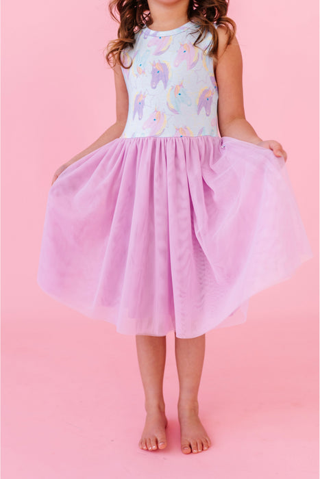 PREORDER - Bamboo Tulle Dress - Gemma Unicorn