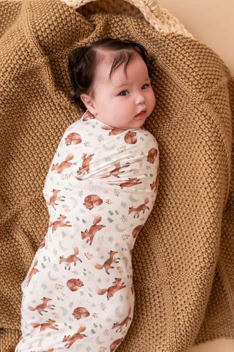 Swaddle Blanket - Moonlit Fox