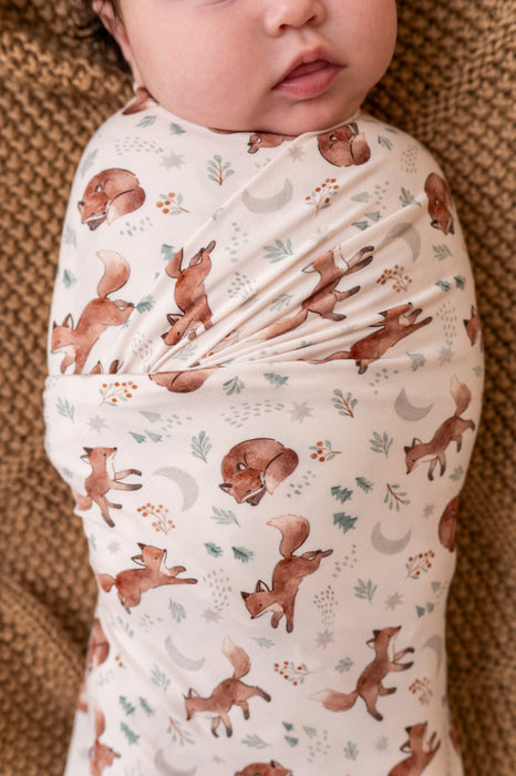 Swaddle Blanket - Moonlit Fox