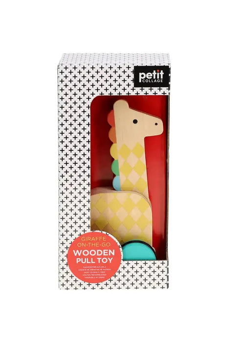 On-The-Go Giraffe Wooden Pull Toy