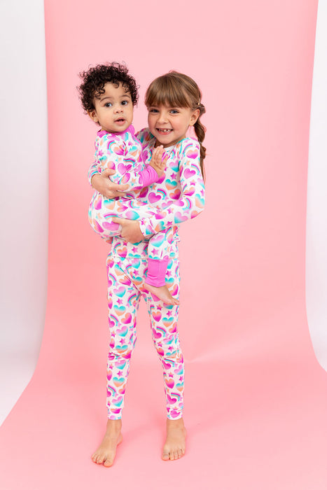 Bamboo Blend Two Piece Pajama Set - Dim Sum - The Wee Bean