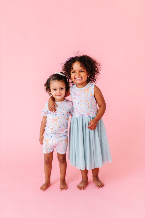 PREORDER Pajama Short Set - Estelle Unicorn