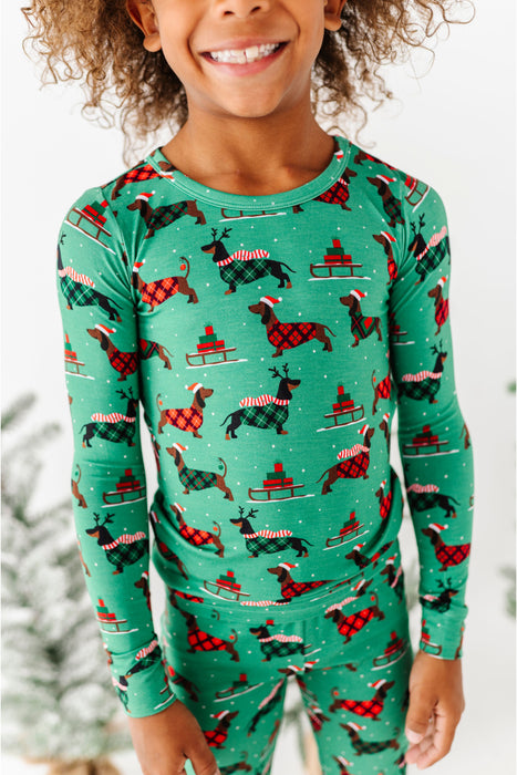 Pajama Set - Tartan Tails