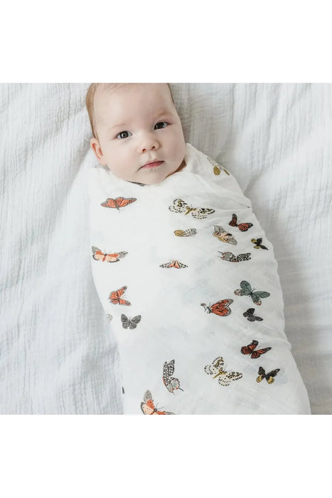 100% Cotton Butterfly Migration Swaddle