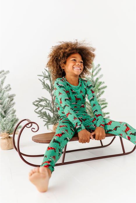 Pajama Set - Tartan Tails