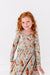 Bamboo Long Sleeved Dress - Horsin' Around on Child Model - Bird and Bean 