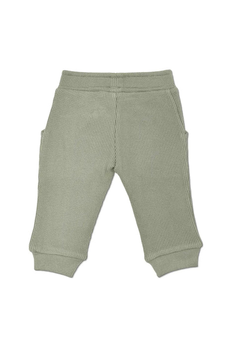 Waffle Joggers - Olive