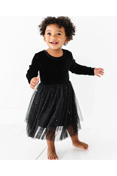 Velvet Tulle Dress - Holiday Confetti