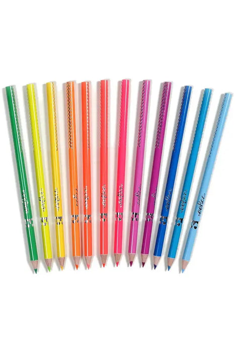 Zodiac 12 Fluorescent Color Pencils