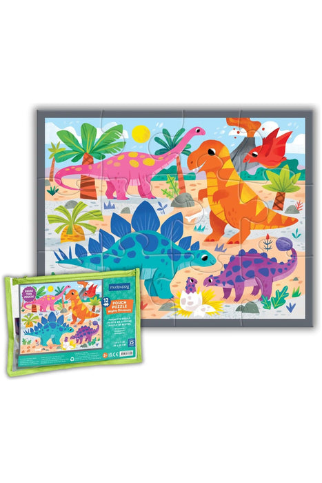Pouch Puzzle: Mighty Dinosaurs