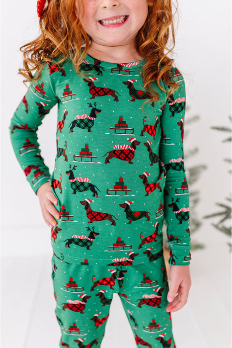 Pajama Set - Tartan Tails