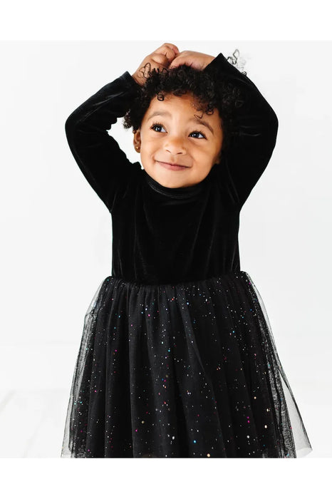 Velvet Tulle Dress - Holiday Confetti