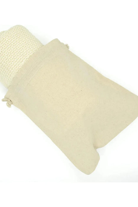 Organic Cotton Ecru Plaid Blanket