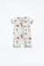 Bird & Bean Bamboo Shortie Romper Onesie with Billy Cowboy Western Print on White background