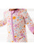 Close-up zipper romper pink spring daisy print 