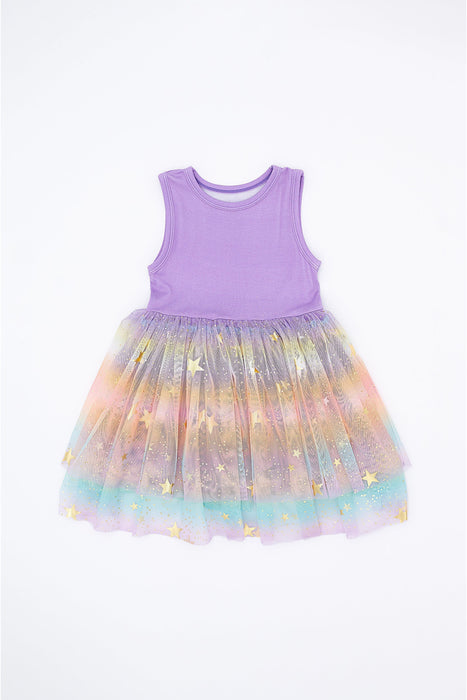 PREORDER Bamboo Tulle Dress - Ombre Twinkle