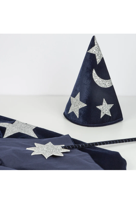 Blue Velvet Wizard Costume