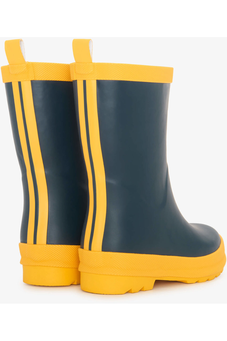 My First Rain Boots - Navy & Yellow Matte