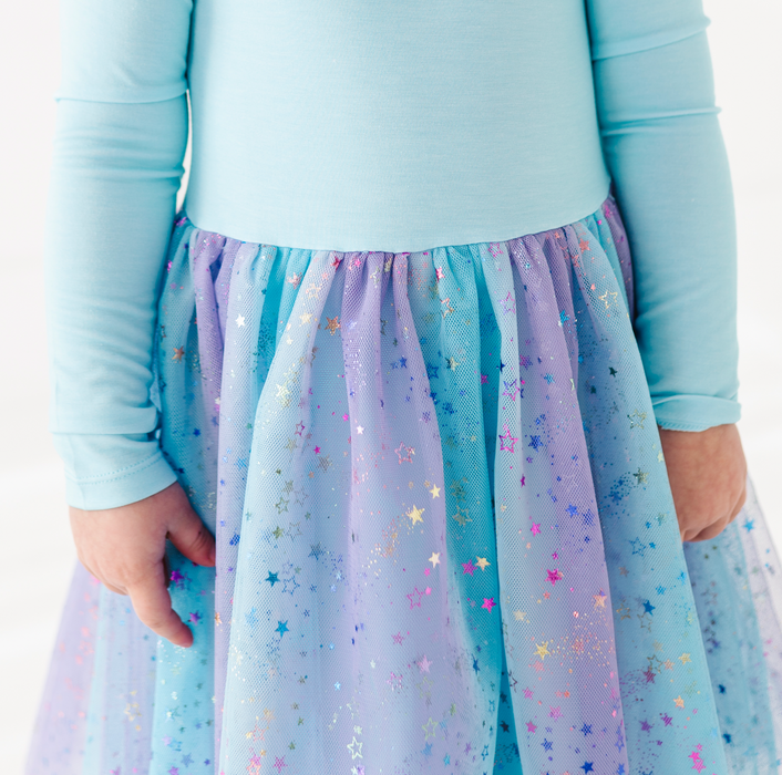 **PREORDER Bamboo Tulle Dress -Elsie Ombre