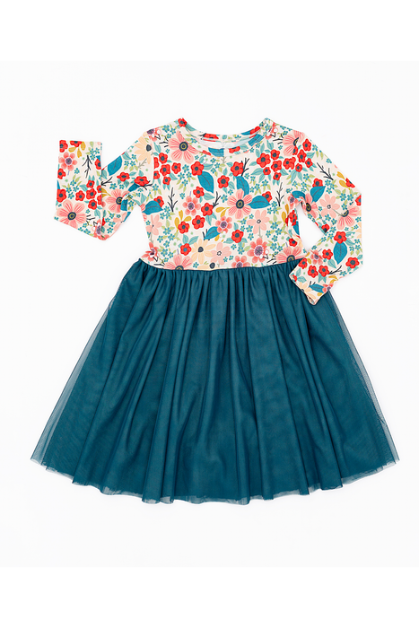 PREORDER - Bamboo Tulle Dress - Holly