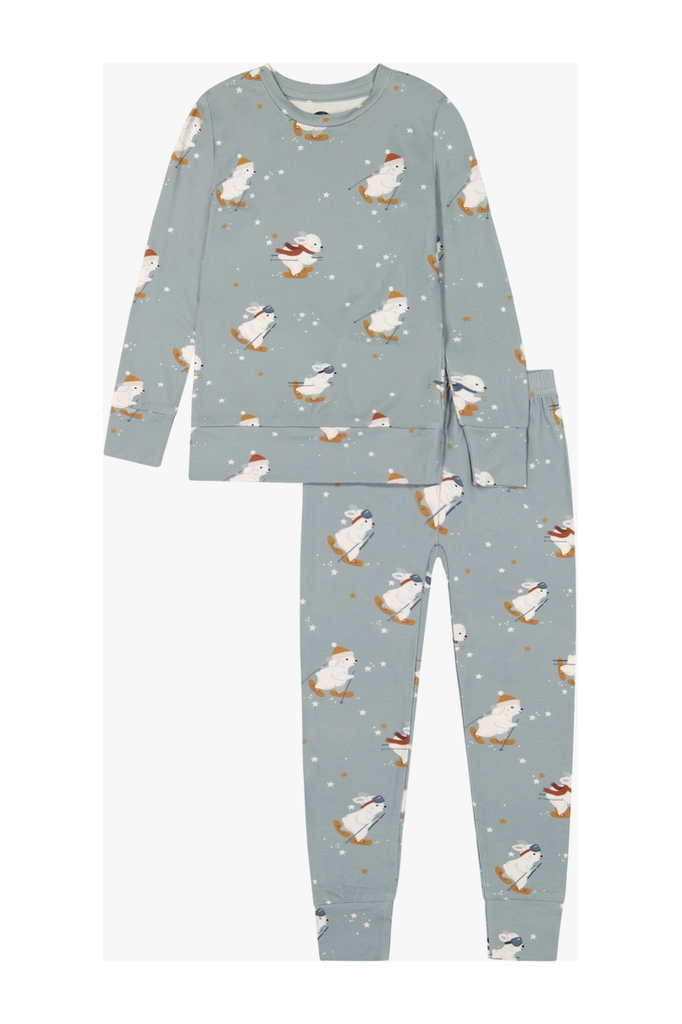 Pajama Set - Check It Out - Lavender — Bird & Bean