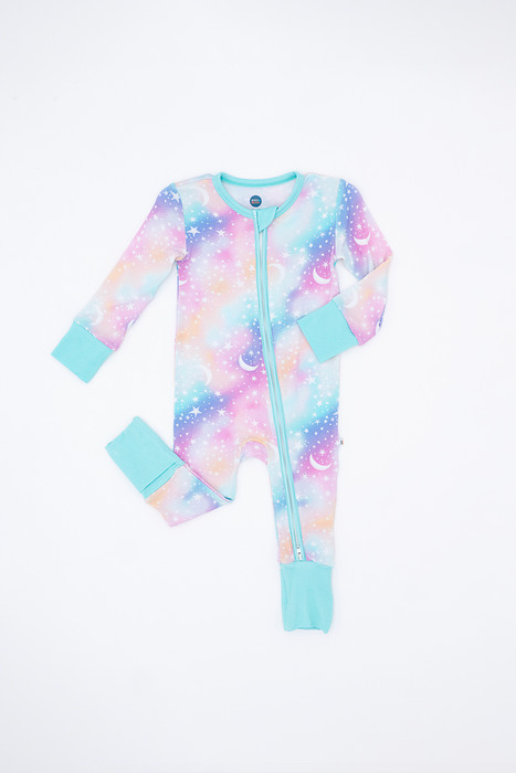 PREORDER Bamboo One Piece Zip Pajama - Astra