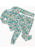 Juniper Floral pajama set on a white background by Bird and Bean 