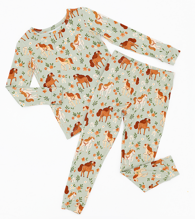 Pajama Set - Horsin' Around