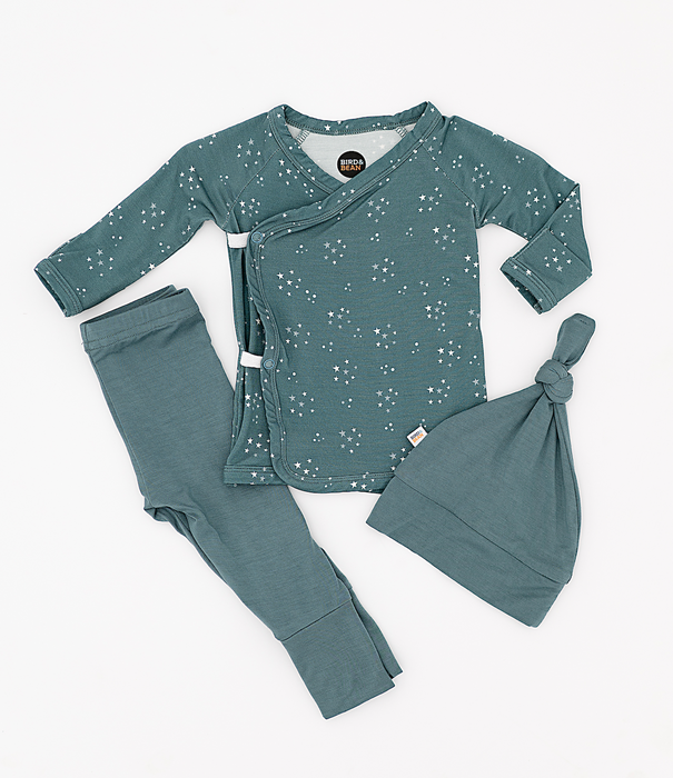 Bamboo Take Me Home Set – Starlit Sky Newborn Outfit
