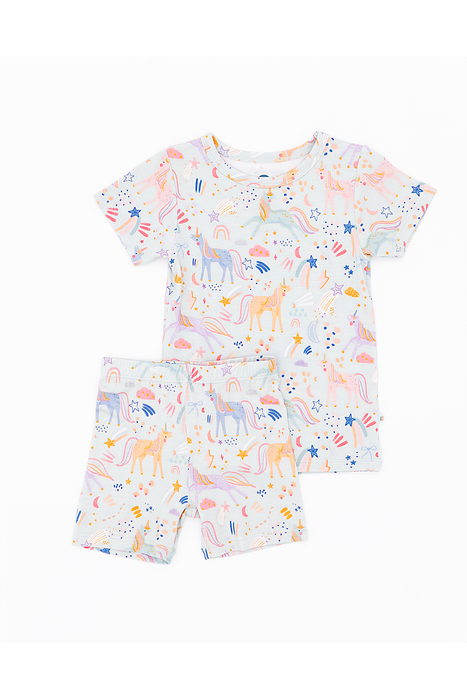 PREORDER Pajama Short Set - Estelle Unicorn